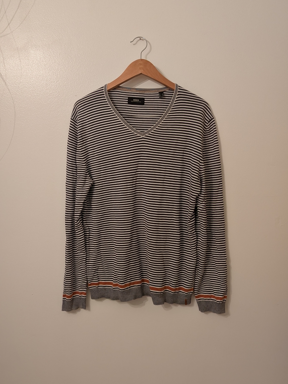 MEXX Metropolitan Striped V-Neck Sweater